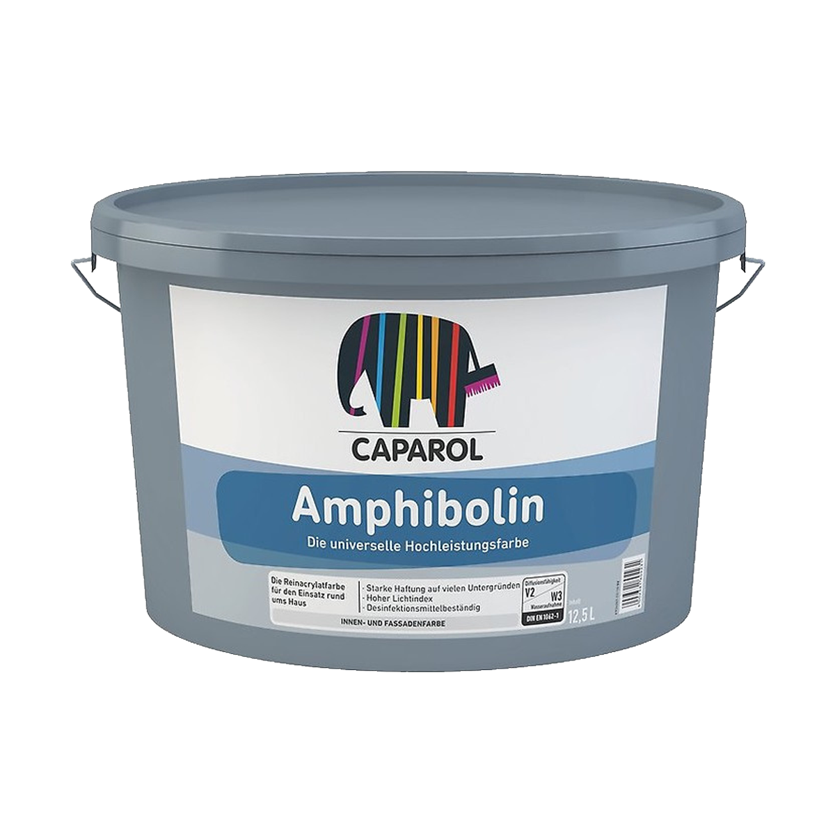 Amphibolin - Vopsea acrilică universală, pentru utilizări versatile în interior și exterior.